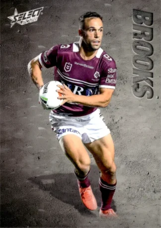 2026 NRL League Heroes Etched - E055 Luke Brooks Manly Sea Eagles