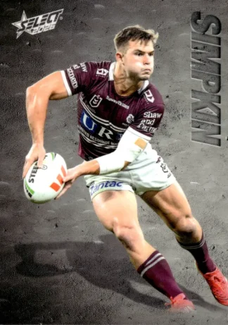 2026 NRL League Heroes Etched - E060 Jake Simpkin Manly Sea Eagles
