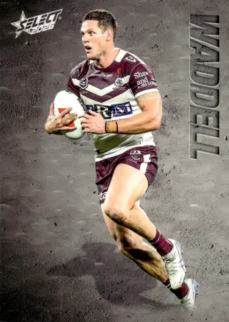 2026 NRL League Heroes Etched - E063 Corey Waddell Manly Sea Eagles