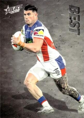 2026 NRL League Heroes Etched - E073 Bradman Best Newcastle Knights