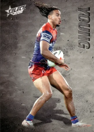 2026 NRL League Heroes Etched - E081 Dominic Young Newcastle Knights