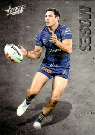 2026 NRL League Heroes Etched - E095 Mitchell Moses Parramatta Eels