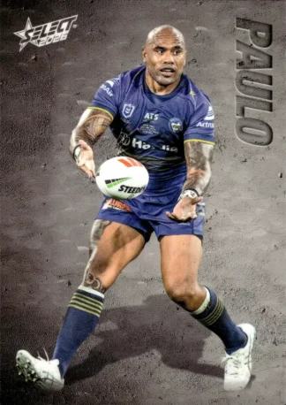 2026 NRL League Heroes Etched - E097 Junior Paulo Parramatta Eels