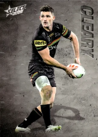 2026 NRL League Heroes Etched - E100 Nathan Cleary Penrith Panthers