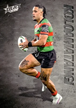 2026 NRL League Heroes Etched - E112 Keaon Koloamatangi South Sydney Rabbitohs