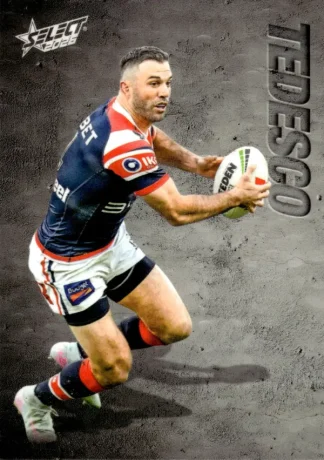 2026 NRL League Heroes Etched - E131 James Tedesco Sydney Roosters