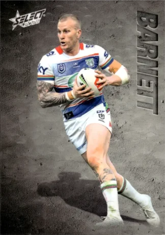 2026 NRL League Heroes Etched - E136 Mitchell Barnett Warriors
