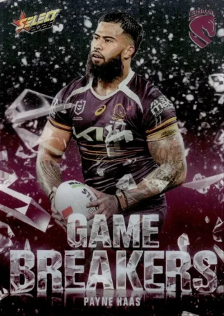 2026 NRL League Heroes Game Breakers - GB002 Payne Haas Brisbane Broncos