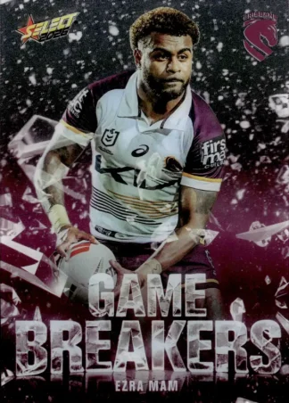 2026 NRL League Heroes Game Breakers - GB003 Ezra Mam Brisbane Broncos
