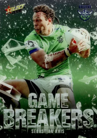 2026 NRL League Heroes Game Breakers - GB010 Sebastian Kris Canberra Raiders