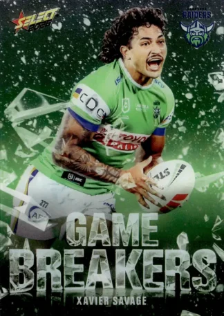2026 NRL League Heroes Game Breakers - GB011 Xavier Savage Canberra Raiders