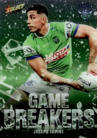 2026 NRL League Heroes Game Breakers - GB014 Joseph Tapine Canberra Raiders