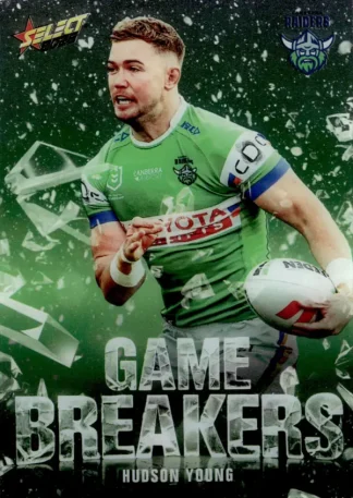 2026 NRL League Heroes Game Breakers - GB016 Hudson Young Canberra Raiders