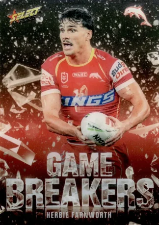 2026 NRL League Heroes Game Breakers - GB034 Herbie Farnworth Dolphins