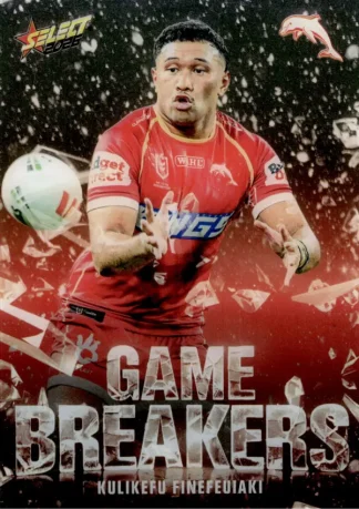2026 NRL League Heroes Game Breakers - GB035 Kulikefu Finefeuiaki Dolphins
