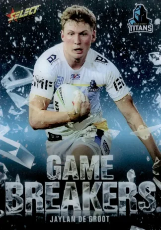 2026 NRL League Heroes Game Breakers - GB043 Jaylan De Groot Gold Coast Titans