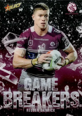 2026 NRL League Heroes Game Breakers - GB050 Reuben Garrick Manly Sea Eagles