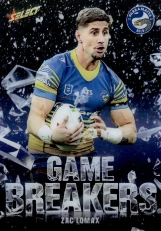 2026 NRL League Heroes Game Breakers - GB083 Zac Lomax Parramatta Eels