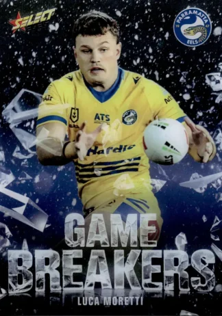 2026 NRL League Heroes Game Breakers - GB084 Luca Moretti Parramatta Eels
