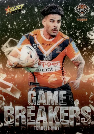 2026 NRL League Heroes Game Breakers - GB132 Terrell May Wests Tigers