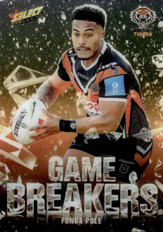 2026 NRL League Heroes Game Breakers - GB133 Fonua Pole Wests Tigers