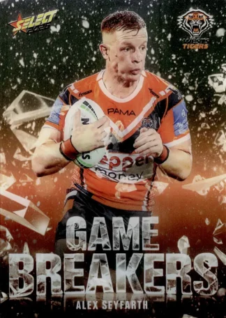 2026 NRL League Heroes Game Breakers - GB134 Alex Seyfarth Wests Tigers