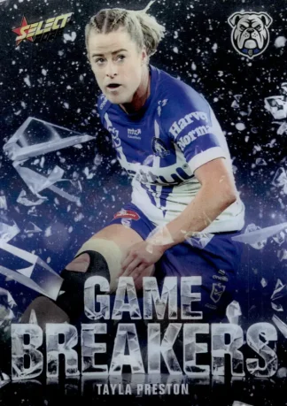 2026 NRL League Heroes Game Breakers - GB142 Tayla Preston Canterbury Bulldogs