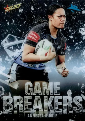 2026 NRL League Heroes Game Breakers - GB143 Annessa Biddle Cronulla Sharks