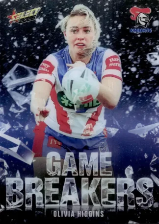 2026 NRL League Heroes Game Breakers - GB148 Olivia Higgins Newcastle Knights
