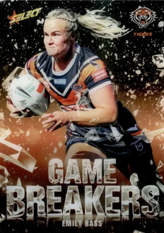 2026 NRL League Heroes Game Breakers - GB160 Emily Bass Wests Tigers