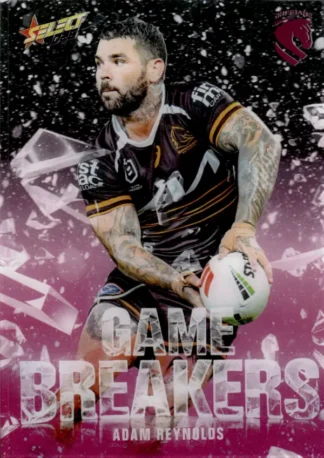 2026 NRL League Heroes Game Breakers Pink - GBP03 Adam Reynolds Brisbane Broncos
