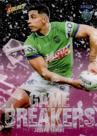 2026 NRL League Heroes Game Breakers Pink - GBP06 Joseph Tapine Canberra Raiders