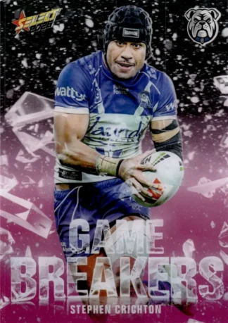 2026 NRL League Heroes Game Breakers Pink - GBP09 Stephen Crichton Canterbury Bulldogs