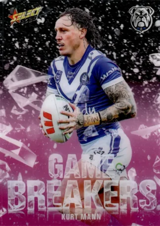 2026 NRL League Heroes Game Breakers Pink - GBP11 Kurt Mann Canterbury Bulldogs