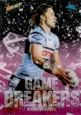 2026 NRL League Heroes Game Breakers Pink - GBP14 Nicholas Hynes Cronulla Sharks