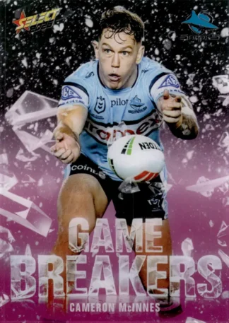 2026 NRL League Heroes Game Breakers Pink - GBP15 Cameron McInnes Cronulla Sharks