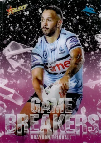 2026 NRL League Heroes Game Breakers Pink - GBP16 Braydon Trindall Cronulla Sharks