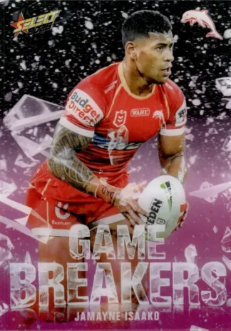 2026 NRL League Heroes Game Breakers Pink - GBP18 Jamayne Isaako Dolphins