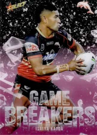 2026 NRL League Heroes Game Breakers Pink - GBP19 Isaiya Katoa Dolphins
