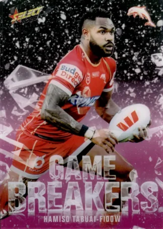 2026 NRL League Heroes Game Breakers Pink - GBP20 Hamiso Tabuai-Fidow Dolphins