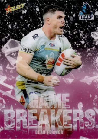 2026 NRL League Heroes Game Breakers Pink - GBP23 Beau Fermor Gold Coast Titans