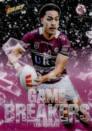 2026 NRL League Heroes Game Breakers Pink - GBP26 Lehi Hopoate Manly Sea Eagles