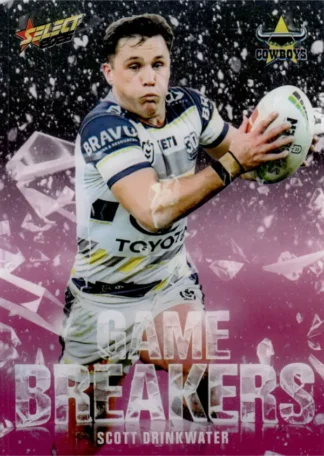 2026 NRL League Heroes Game Breakers Pink - GBP39 Scott Drinkwater North QLD Cowboys
