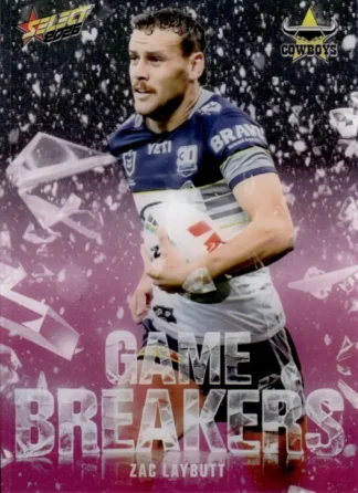 2026 NRL League Heroes Game Breakers Pink - GBP40 Zac Laybutt North QLD Cowboys