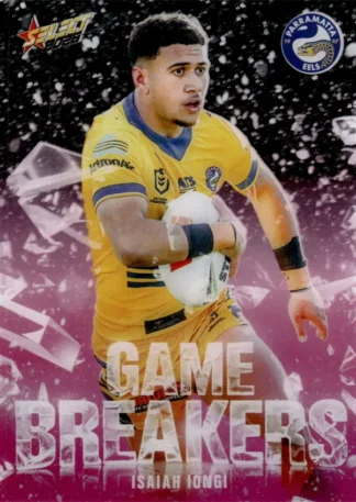 2026 NRL League Heroes Game Breakers Pink - GBP41 Isaiah Iongi Parramatta Eels
