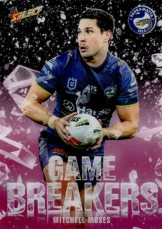2026 NRL League Heroes Game Breakers Pink - GBP42 Mitchell Moses Parramatta Eels