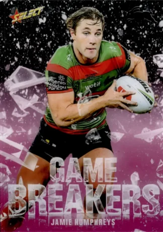 2026 NRL League Heroes Game Breakers Pink - GBP49 Jamie Humphreys South Sydney Rabbitohs