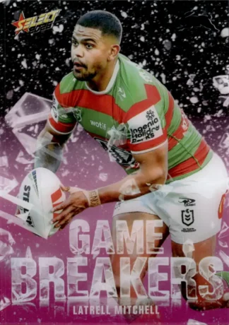 2026 NRL League Heroes Game Breakers Pink - GBP51 Latrell Mitchell South Sydney Rabbitohs