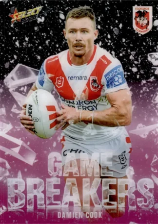 2026 NRL League Heroes Game Breakers Pink - GBP53 Damien Cook St George Dragons