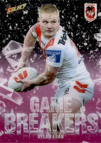 2026 NRL League Heroes Game Breakers Pink - GBP54 Dylan Egan St George Dragons